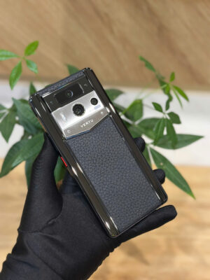 Vertu Meta 2 web 3.0 stell Lưng bọc da bê chính hãng